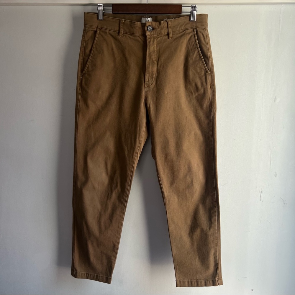 Men's Casual Chino Pants in Brown
